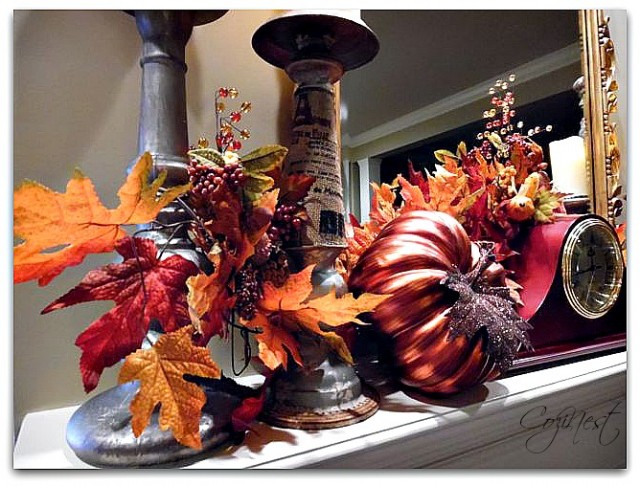 Fall Mantle Decorations