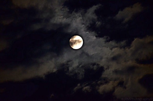 Full Moon with Clouds