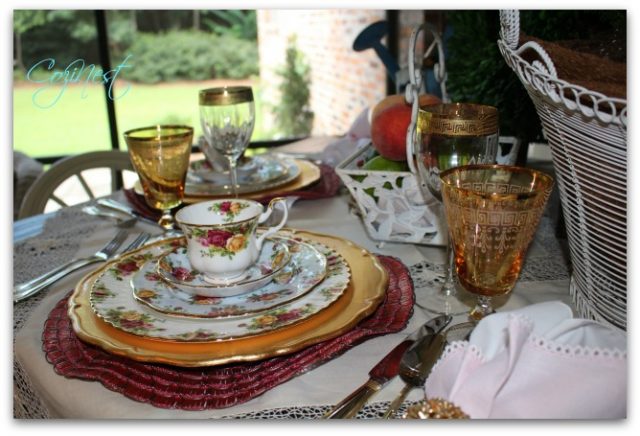 Old Country Rose Place Setting