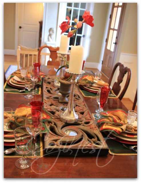 Christmas Tablesetting for Four