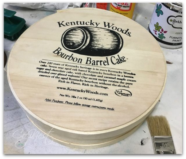 Kentucky Bourbon Barrel Cake Box
