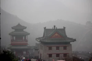 A Foggy Day to Climb the Great Wall of China
